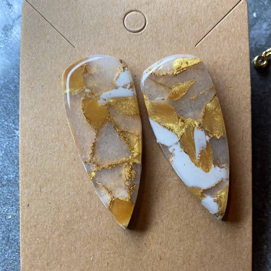 Golden Hour Dagger Studs