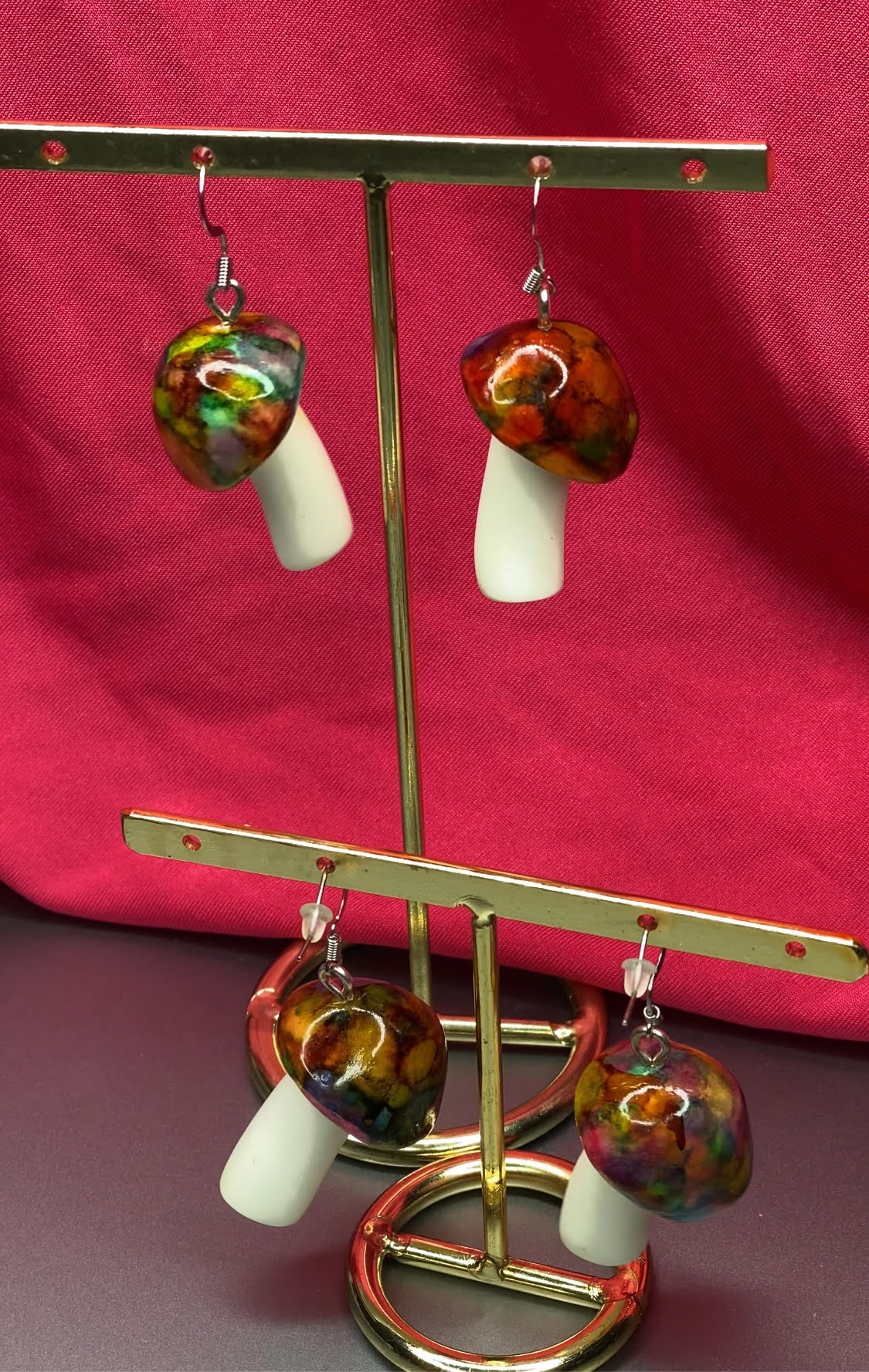 Mushroom Dangle Earrings