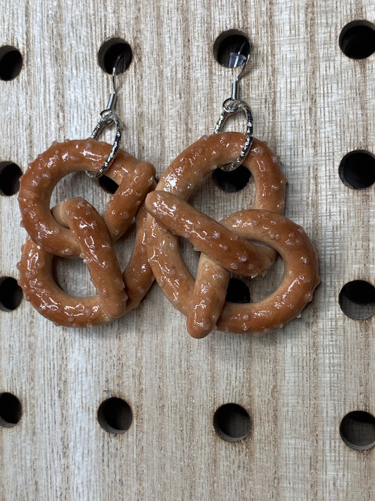 Pretzel Dangle Earrings