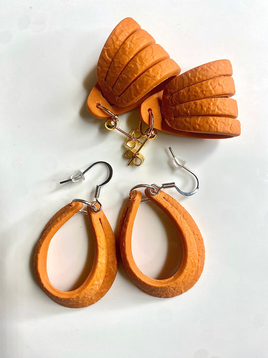 Boho Earrings in Cognac