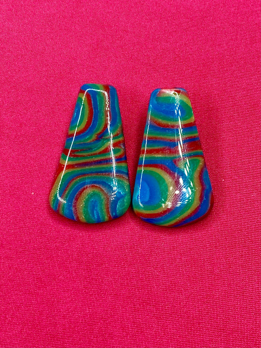 Rainbow studs